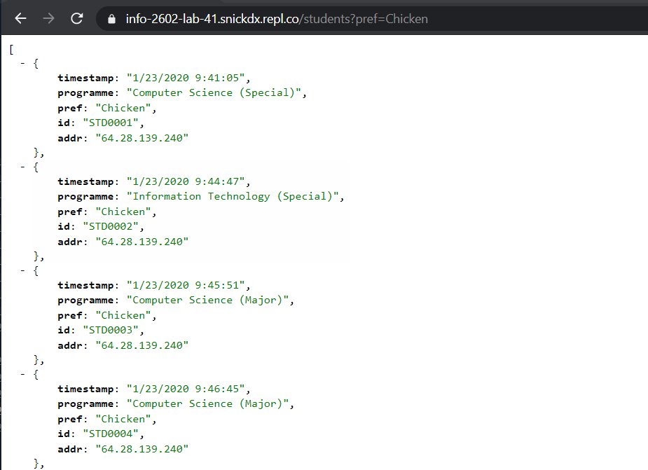 Lab 1.1 - Python and Flask